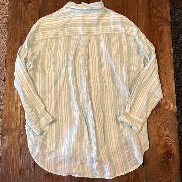 Lem Lem H&M Linen Button Down EUC - Picture 6 of 9